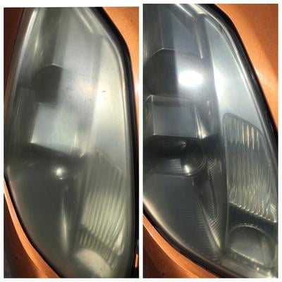 Meguiar's PlastX works as a 3 step- I hate fixing headlights