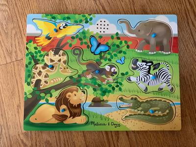 Zoo Animals Sound Puzzle - Melissa & Doug - Dancing Bear Toys