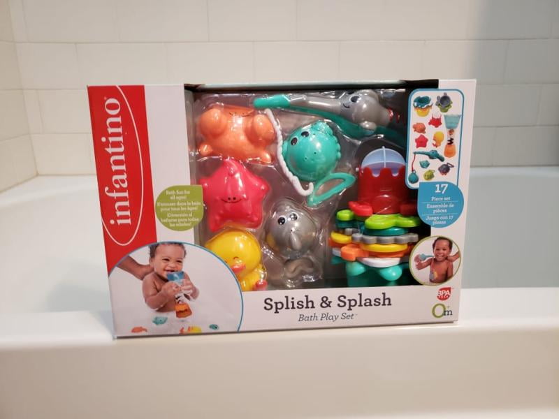 Mega Set de jeu de bain Deluxe Splish & Splash de Infantino, Jouets de bain  : Aubert