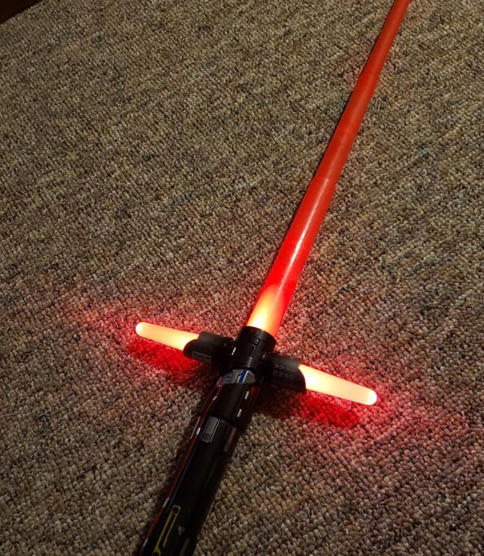 Star Wars Kylo Ren Electronic Red Lightsaber Toy, for Kids Ages 6