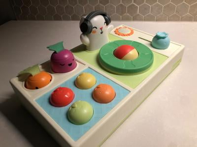 Skip Hop Baby Musical Toy, Farmstand Let The Beet Drop DJ Set with