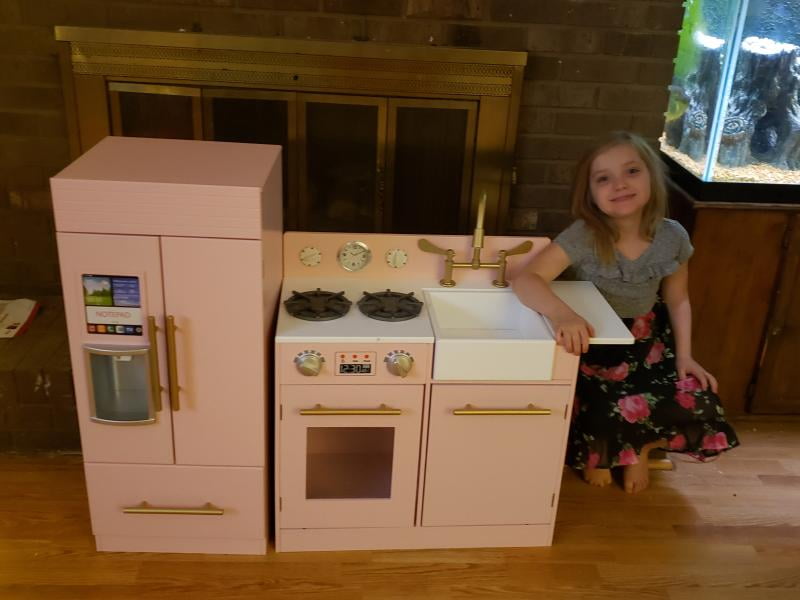 little chef deluxe wooden kitchen