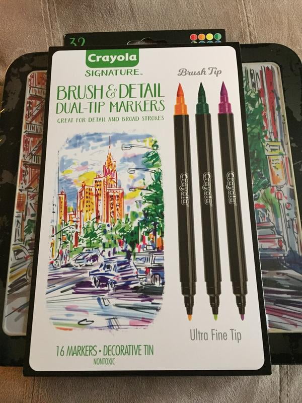 Crayola Signature Sketch and Detail Dual-Tip Markers, 16 pk - Pick 'n Save