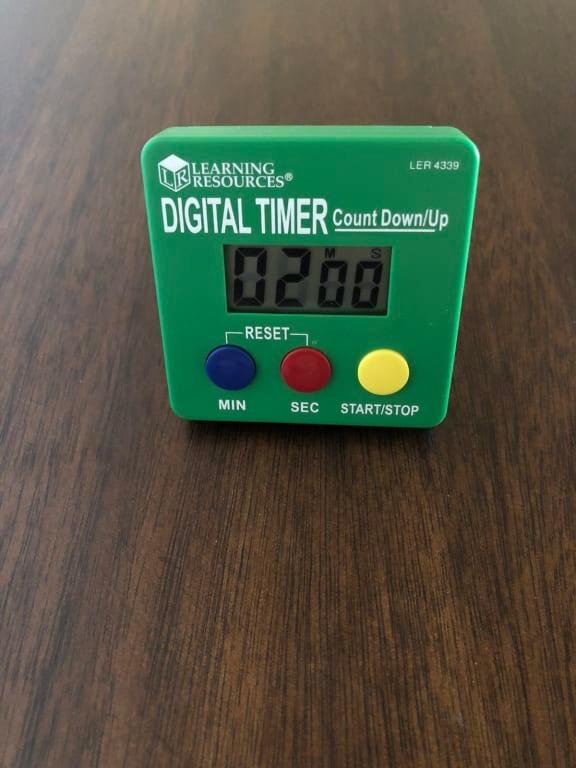 Learning Resources Count Down Up Digital Timer