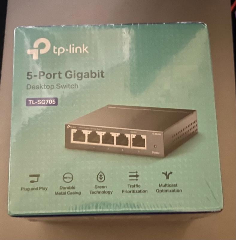 TP-Link 5-Port Gigabit Unmanaged Fan-less Switch In Durable Metal
