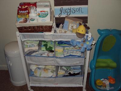 munchkin nursery essentials organizer