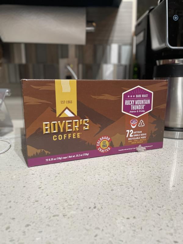 Customer reviews for Boyer's Coffee Single-Serve Cups, Rocky Mountain  Thunder 72 ct.