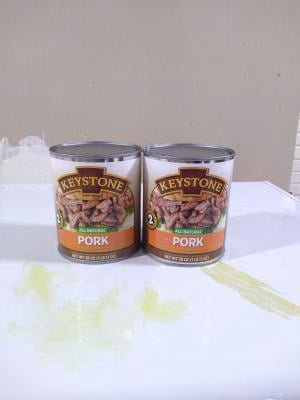 Keystone All Natural Pork – 28 Oz Can – 2-Pack – Pantry Staple, USA Made