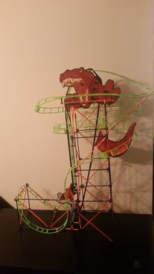 knex t rex fury roller coaster