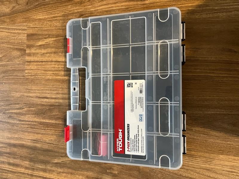 Hyper Tough Stackable Plastic Organizer with 17 Compartments, 8