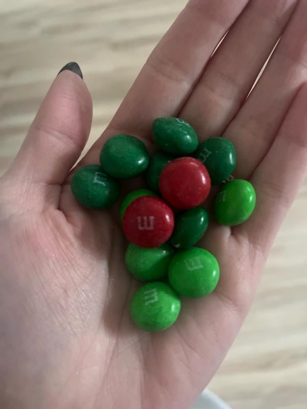 M&M's Mint Milk Chocolate Christmas Candy, Share Size - 2.83 oz