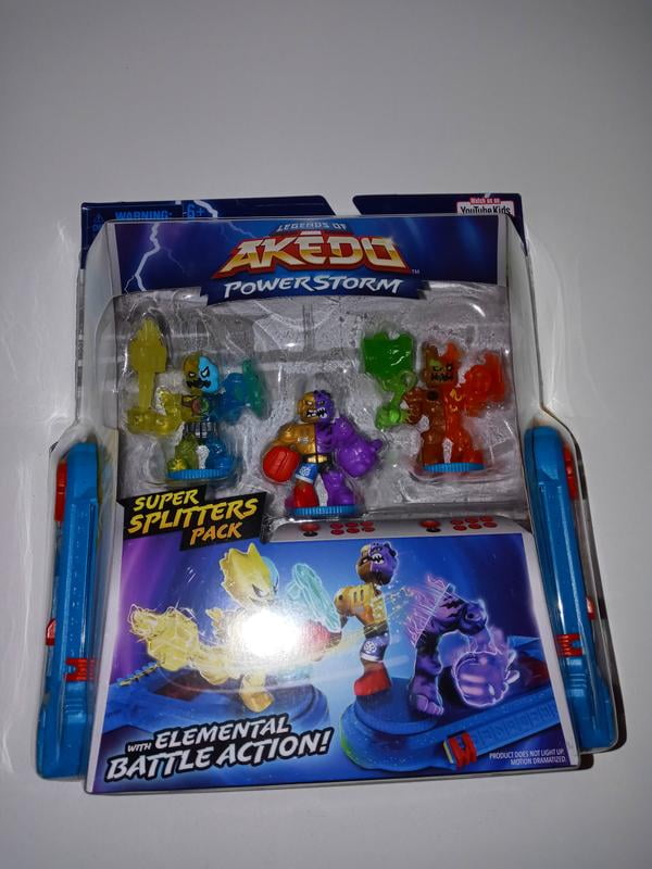 Legends of Akedo PowerStorm Toy Figures, Buster Splits