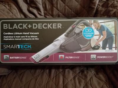 black and decker smartech vacuum manual