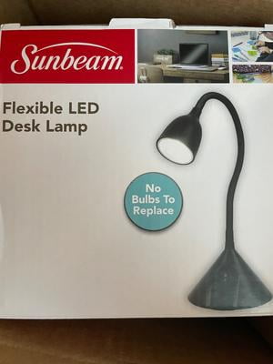 Sunbeam LED Flexible Neck Adjustable Light Desk Lamp