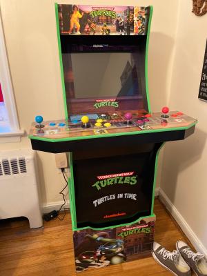 Teenage Mutant Ninja Turtles Arcade Machine W Riser Arcade1up Walmart Com Walmart Com