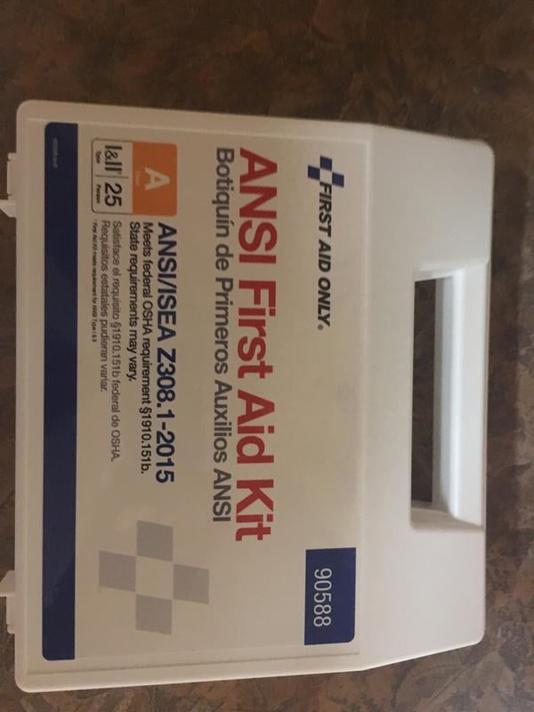 First Aid Only 89 Piece Plastic First Aid Kit, ANSI Compliant – Walmart  Inventory Checker – BrickSeek