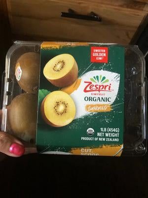 Fresh Produce, Fresh Gold Kiwi Organic, 1lb Clamshell - Walmart.com