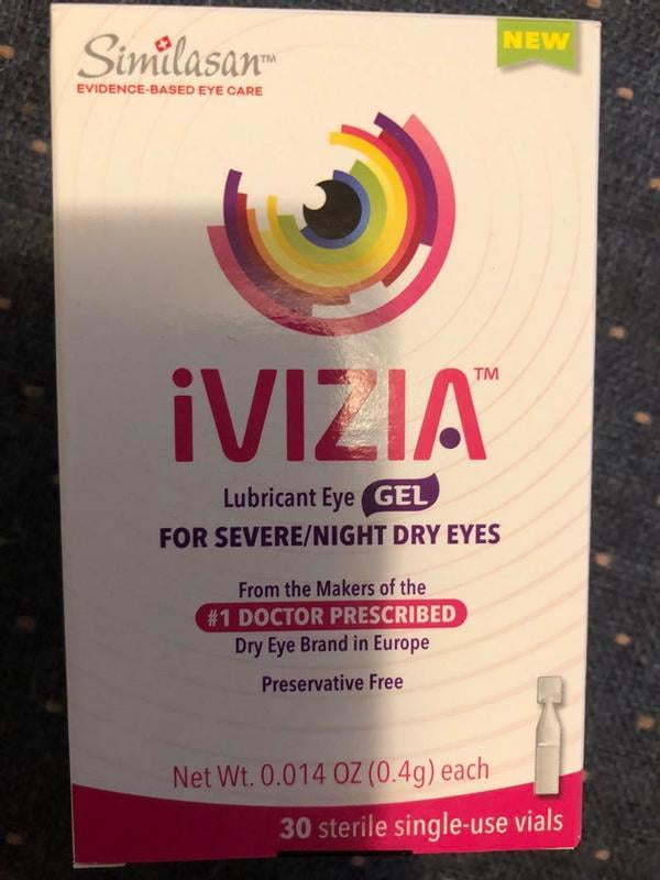 Customer reviews for iVIZIA Severe or Nighttime Dry Eye Relief Gel,  Preservative-Free, 30 Count | Walmart.com