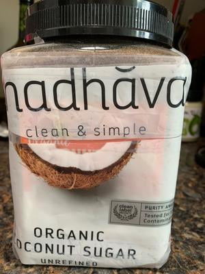 Madhava Organic Unrefined Coconut Sugar 3 lb Bag - Vegan, Gluten-Free -  Walmart.com