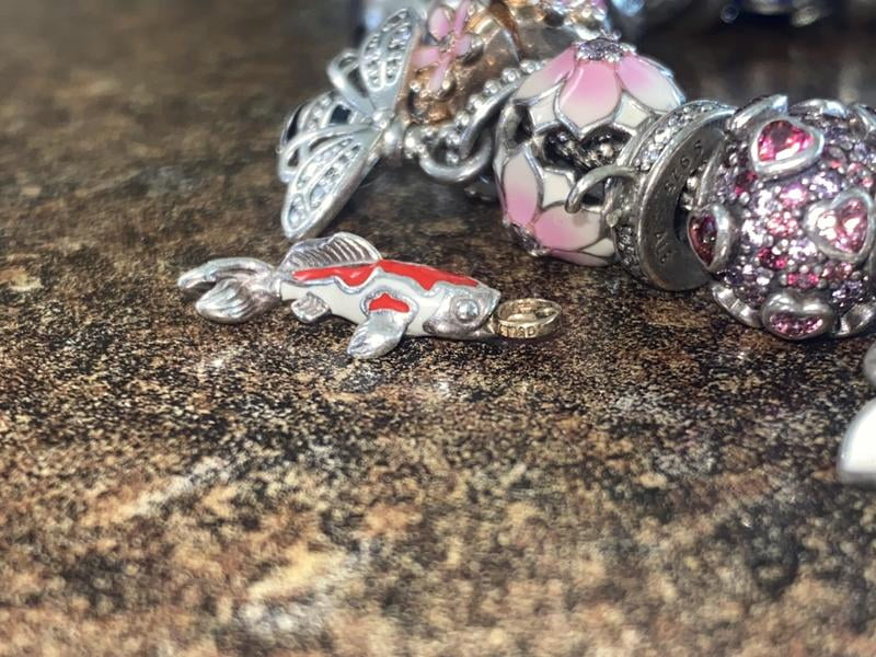PANDORA Good Fortune Carp Dangle Charm - Walmart.com