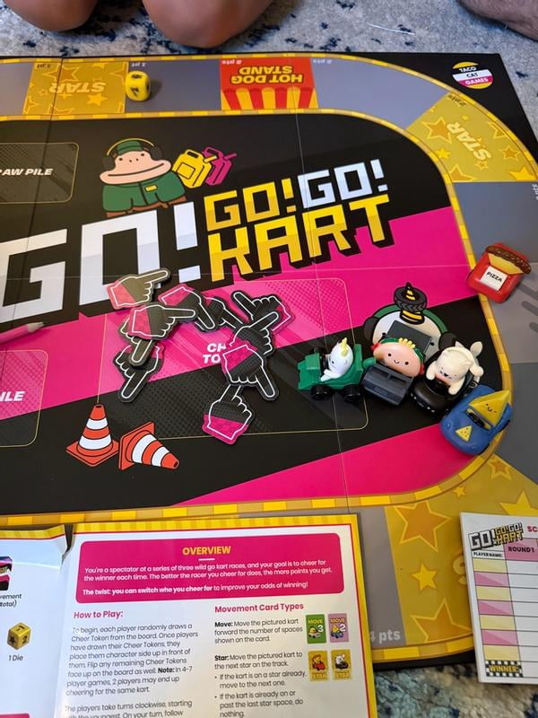 ゲーム MOVE! ボードゲーム ×GO CART SUPER RACING ゲーム MOVE