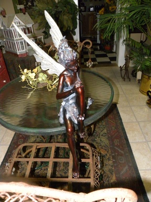 Napco Imports 19937 Sitting Fairy Com - Napco Sitting Fairy Garden Statue 24 Inch Tall Napco Imports 19937 Sitting Fairy Com - Napco Sitting Fairy Garden Statue 24 Inch Tall