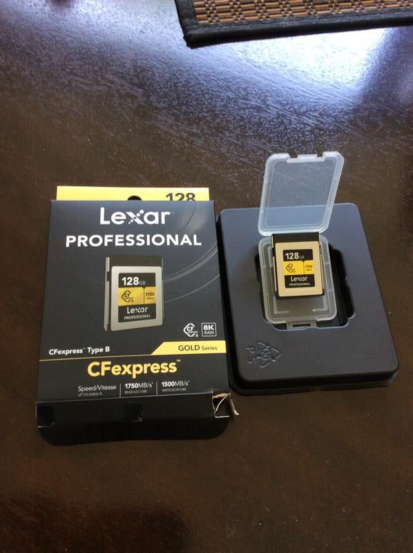 Lexar 128GB Professional CFexpress Type B Card GOLD Series