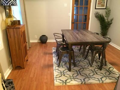 Burntwood Dining Table Weathered Grey Walmart Com Walmart Com