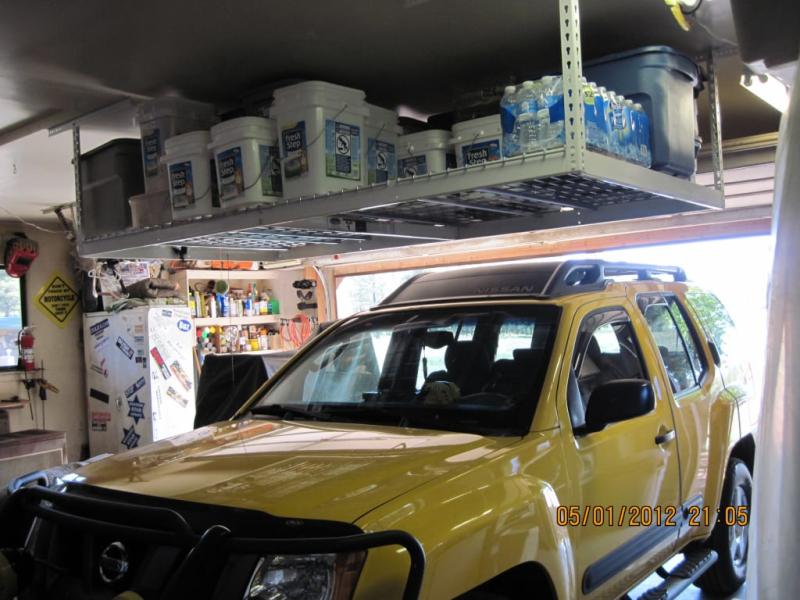Monsterrax 8 Ft Overhead Garage Storage Walmart Com