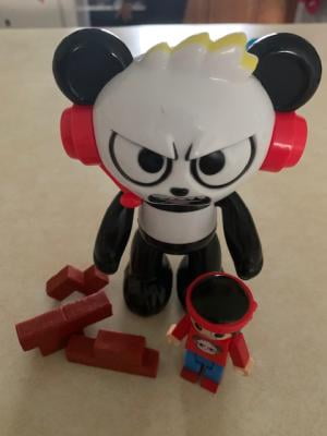 Ryan's World Choppin Combo Panda Action Fig, Kids Toys for Ages 3