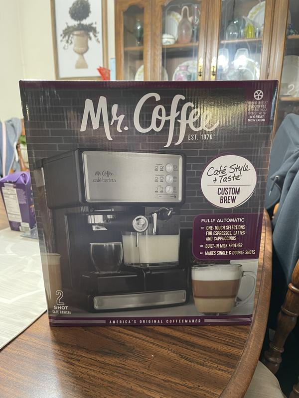 Mr. Coffee Café Barista 3-in-1 Latte, Espresso and