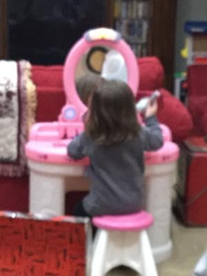 Step2 Fantasy Vanity Girls Pretend Vanity Play Set Toddlers Walmart