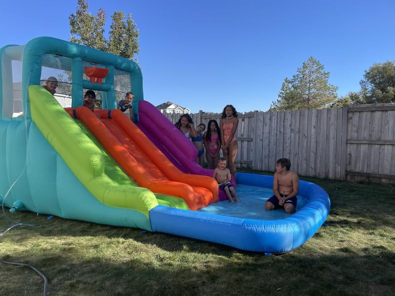 Bestway H2OGO! Large Pool Water Slide, Blow Up Toddler Kids Inflatable Mega  Water Park - Walmart.com