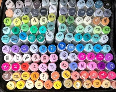 Ohuhu Alcohol Markers Set, 120 color + 1 Blender artlantis