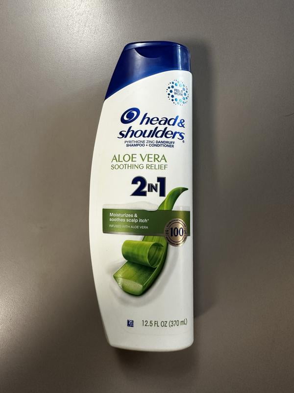 6 pack) Head and Shoulders Dandruff Shampoo, Aloe Vera for Soothing Scalp  Relief, Paraben Free, 12.5 oz - Walmart Business Supplies
