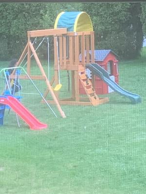 kidkraft ainsley wooden swing set walmart