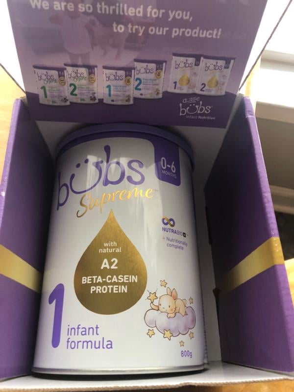 Bubs Supreme™ Infant Formula Stage 1, 800g (0-6 Months) - Walmart.com