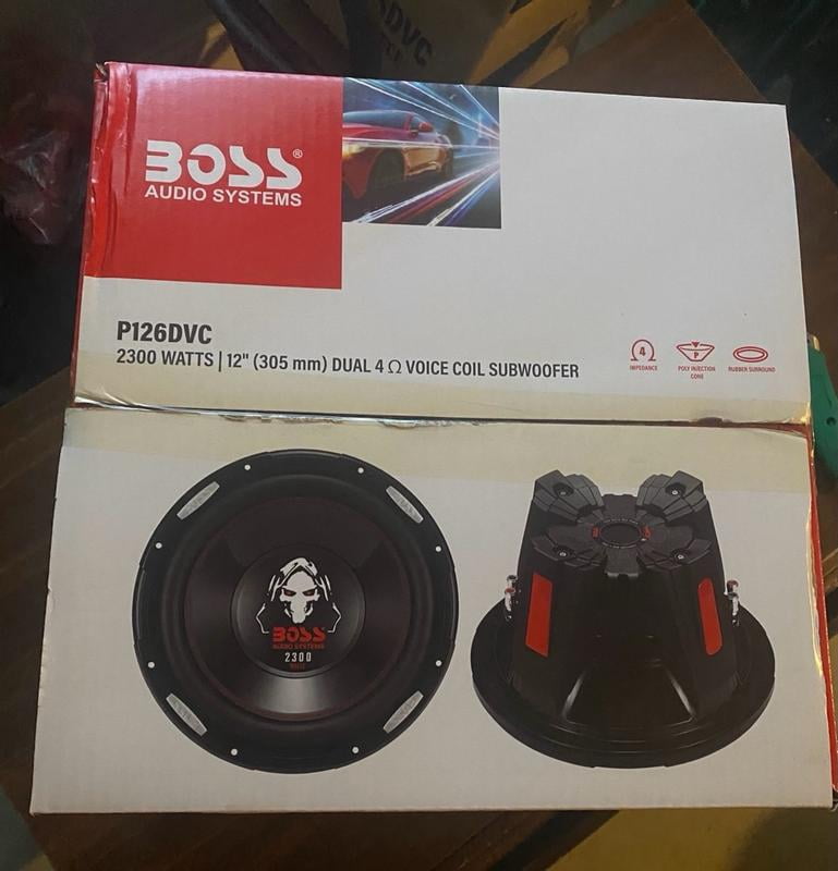 BOSS Audio Systems, Car Subwoofer, 12 Inch, 2300 Watts Max, Dual 4