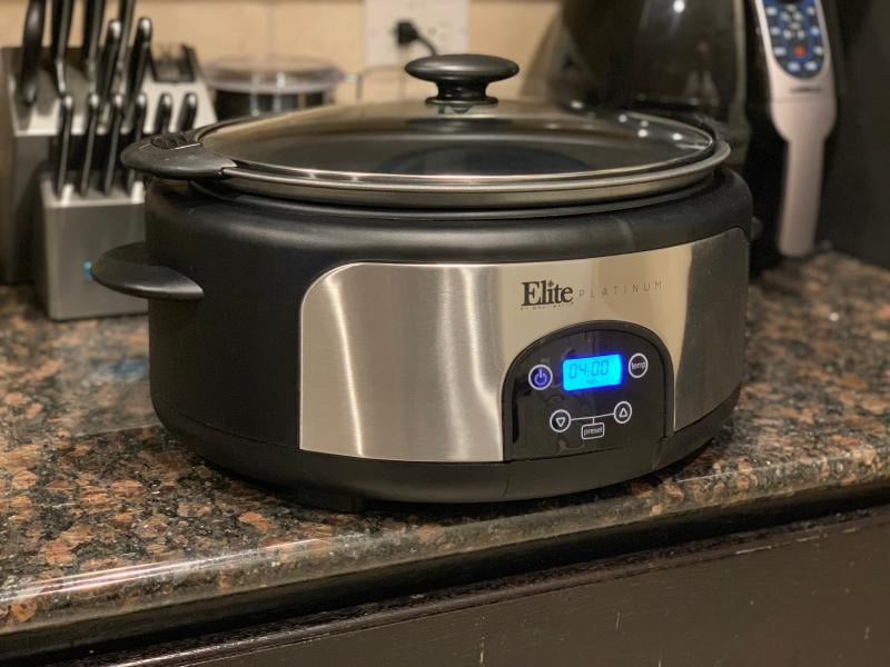Elite Platinum Programmable Stainless Steel Slow Cooker with Locking Lid, 6  qt - Ralphs