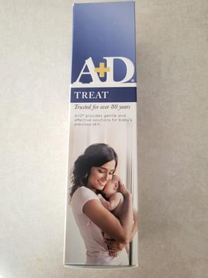 A+D Medicated Diaper Rash Cream with Zinc, 4oz HSA/FSA Eligible