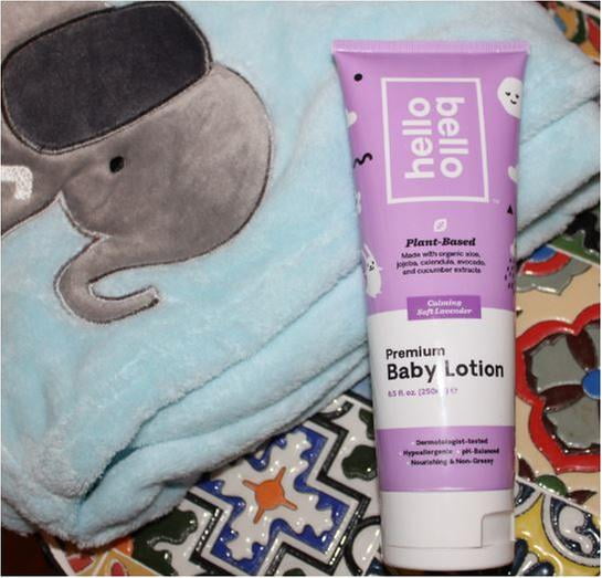 hello baby lotion
