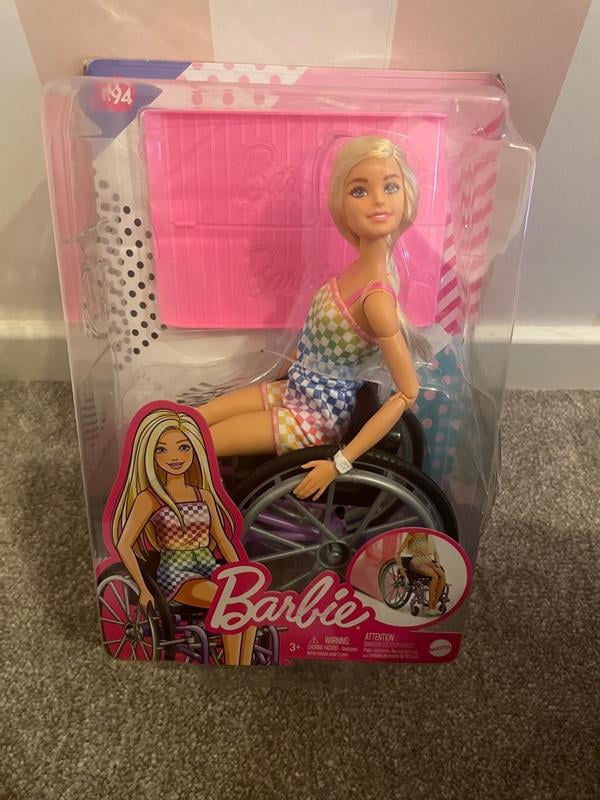 Barbie, Fashionistas Doll #194, Wheelchair and Ramp, Rainbow