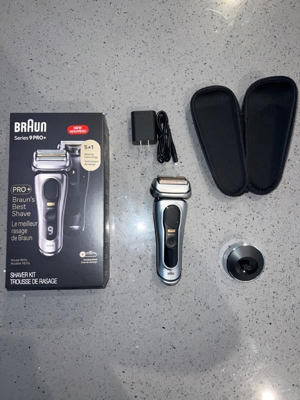 Braun Series 9 PRO+ Wet & Dry Electric Shaver, Charging Stand