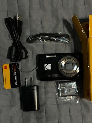 Kodak PIXPRO FZ55 Digital Point Shoot Camera, 16.4 Megapixel, Easy