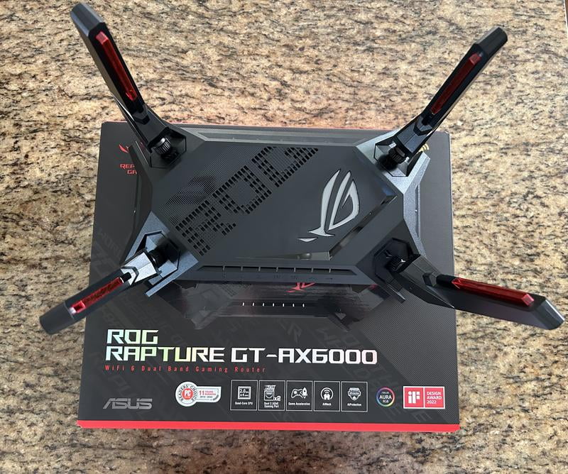 ASUS ROG Rapture GT-AX6000 WiFi Gaming Wireless Router - Walmart.com