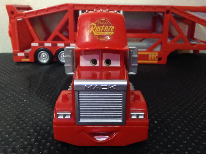 disney pixar cars launching mack transporter
