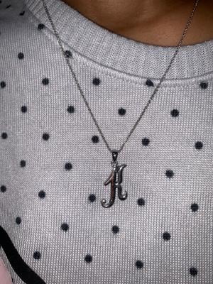 Sideways Single Initial Letter Necklace Sideways Single Initial Letter Necklace