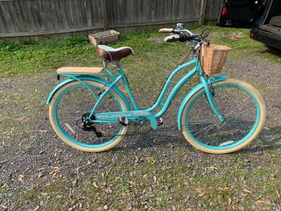 schwinn cabo women's cruiser bike
