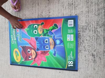 Crayola Giant Coloring Featuring Disney Pj Masks Child 18 Pages Walmart Com Walmart Com