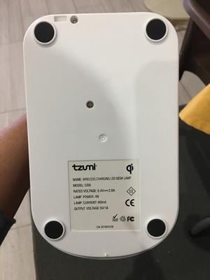 tzumi wireless charging lamp reviews